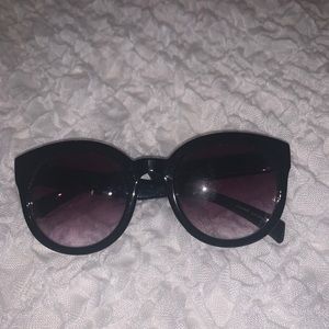 Large black womens sunglasses